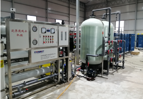 北京2x10T反滲透設(shè)備安裝調(diào)試完成